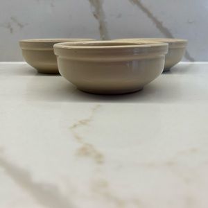 Set of 3 Vintage Air Canada Airplane Compact Snack Dessert Bowls